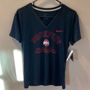 Ohio State buckeyes Nike dry fit V-neck T-shirt